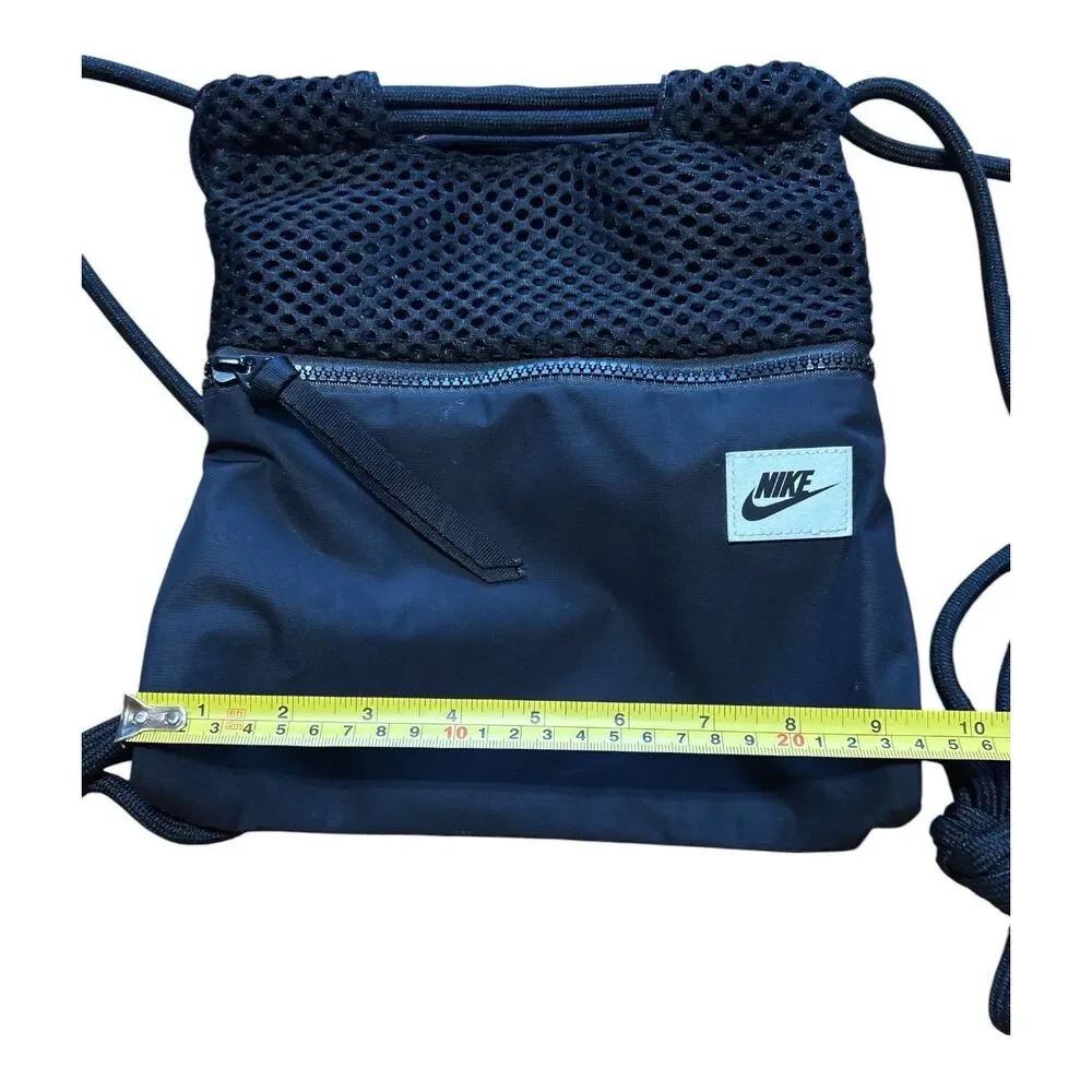 Nike Air Extra-Small Gym Sack Drawstring Bag Backpack Black